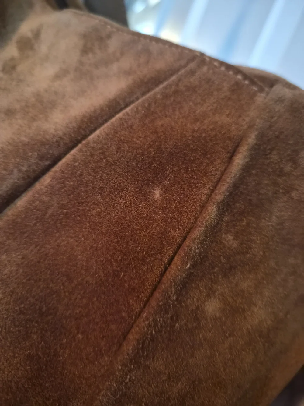 Hamitt Suede Morgan Bag in Mahogany Brown